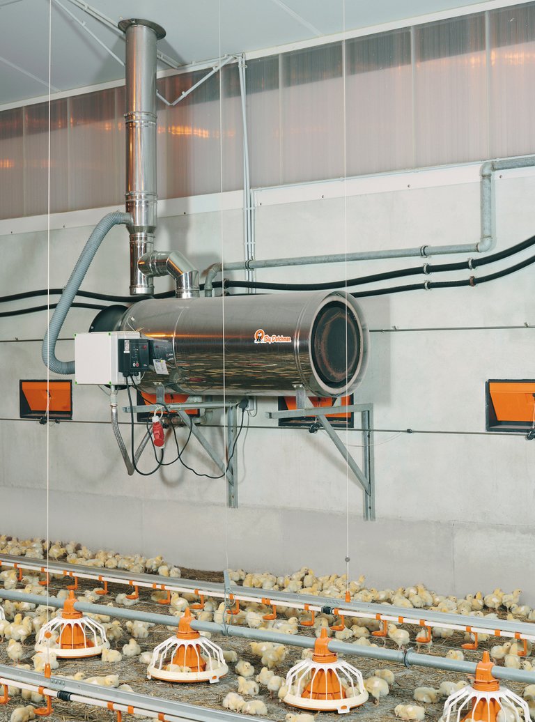 Kanatlı iklim kontrolü için düşük enerji tüketimine sahip RGA100 ısıtıcılar
