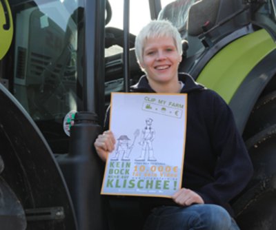 Engagierte Unterstützerin von „Clip My Farm“: Deutschlands Handballerin des Jahres und Landwirtin Clara Woltering.