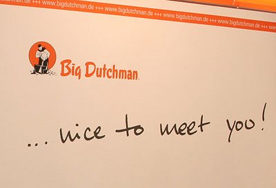 Stalleinrichtungen von Big Dutchman auf Reisen - nice to meet you!